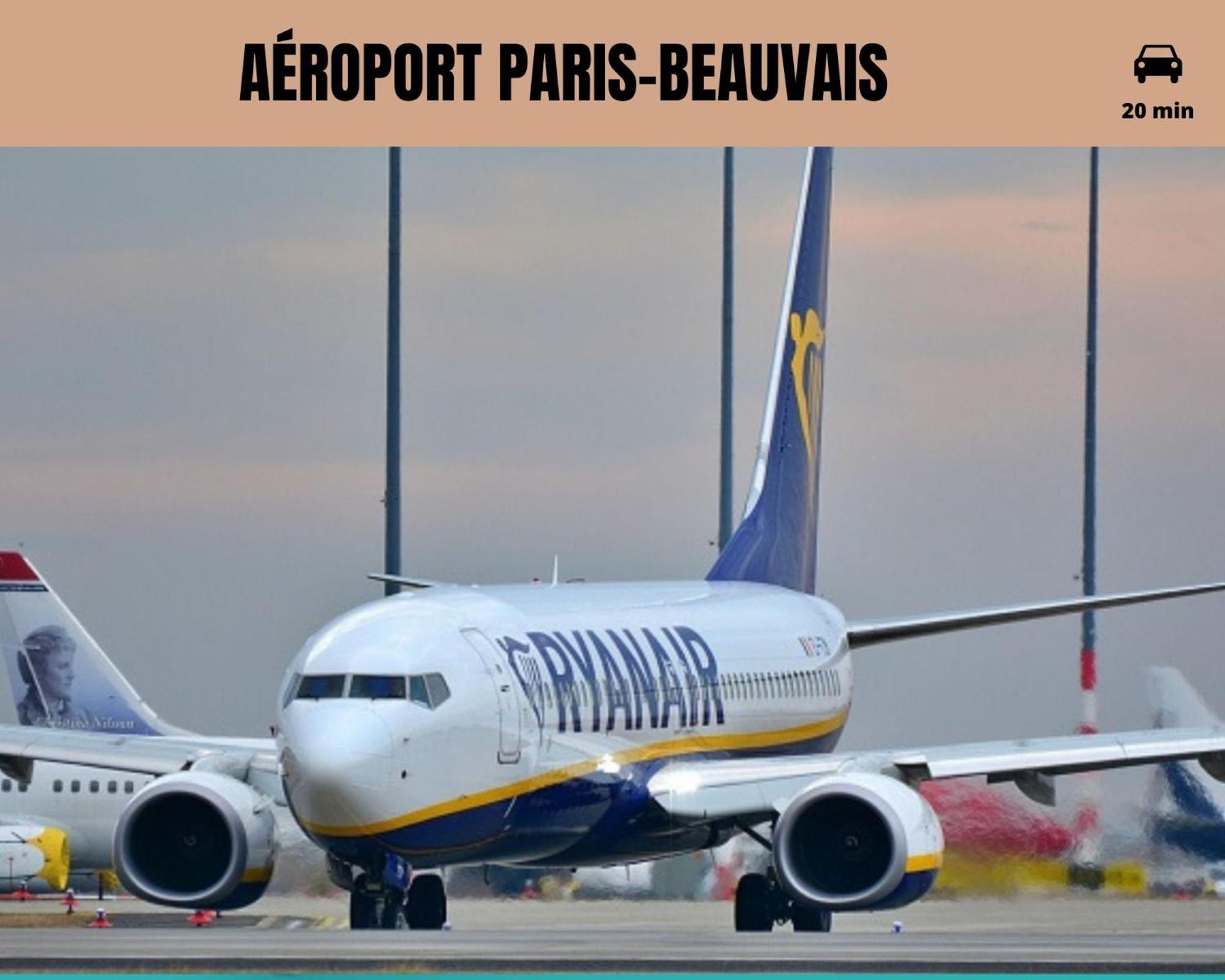 Le Cocon Forestier - Proche Aeroport Beauvais, Chantilly, Foret De Hez-Froidmont, Parking Public Gratuit, Wifi & Netflix Clermont  Exterior foto